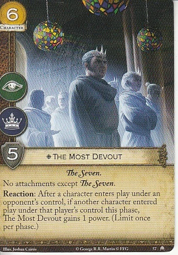 The Most Devout AGoT LCG 2.0 Game of Thrones Pit of Snakes 57 - Image 1 of 1