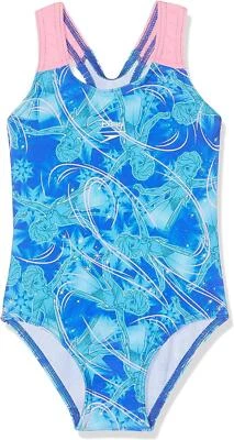 Speedo Filles'Disney la Reine des Neiges Couvrant Maillot de Bain, Elsa Magique - Photo 1/4