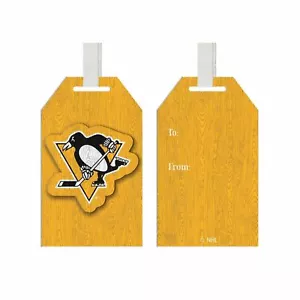 Team Sports America Pittsburgh Penguins Equipo Logotipo Etiqueta Regalo Adorno - Imagen 1 de 1