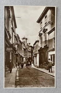 Vintage Postcard - Fore Street, Liskeard, Cornwall - Kingsway Real Photo Series - Picture 1 of 2