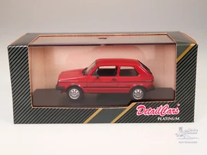1:43 Detail Cars Art. 270 VW Volkswagen Golf 1 Mk1 1974 GTI rot Box OVP Oldtimer - Bild 1 von 3