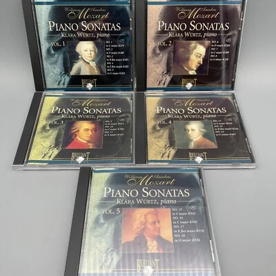 Mozart Piano Sonatas Vol. 1 No. 1, 2, 3, 4, 5  (5CDs Bundle)Zustand gut - Bild 1 von 4