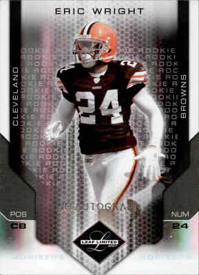 2007 Leaf Limited Monikers Silver #265 Eric Wright  /99   - Image 1 of 2
