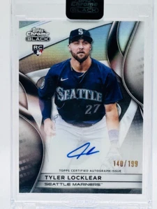 2025 Topps Chrome Black Tyler Locklear RC Rookie On Card Auto Encased /199 - Picture 1 of 2