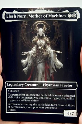 Elesh Norn, Mother of Machines Proxy Card with Custom designed art - Photo 1/2