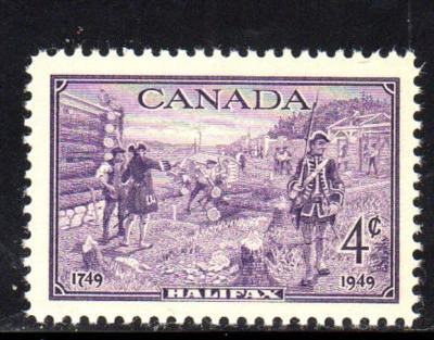 CANADA #283  1949  HALIFEX BICENTENARY        MINT  VF NH  O.G - Image 1 of 2