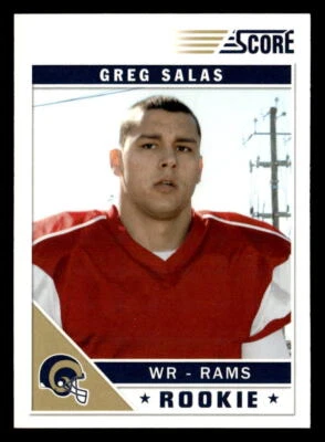 Greg Salas 2011 Score Glossy  Card #339 St Louis Rams - Image 1 of 2