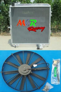 Radiator & Fan for 1988-1997 Toyota HILUX LN106 LN111 Diesel 62mm - Picture 1 of 4