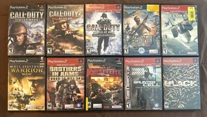 PS2 Shooter Game Lot - Complete in Box (Over $80 Value - Sniper Elite, BLACK) - Picture 1 of 9