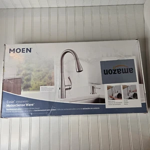 Moen Essie Pulldown Kitchen Faucet Motion Activated Touchless w/Soap - Stainless - Picture 1 of 10