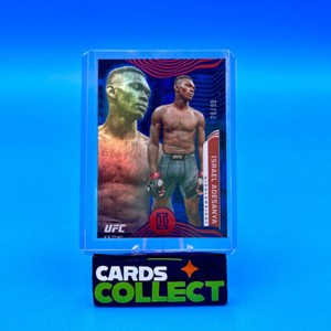 Israel Adesanya Illusions Blue /99 - 2022 Panini Chronicles UFC #271