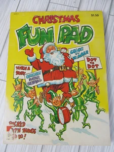 Vintage Fun Pad Packed With Things To Do Christmas Coloring Book 1978 Unused Q5 - Bild 1 von 8