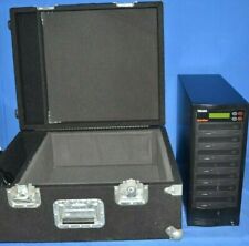 Telex SpinWise 7 Drive Bays CD duplicator 7-52H w/ Heavy Duty Case