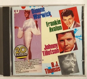 20 EXITOS, FEAT. DIONNE WARWICK, FRANKIE AVALON, MEXICAN CD ALBUM - Picture 1 of 3
