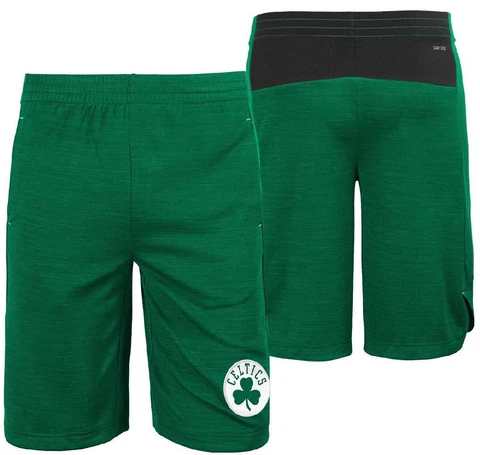 Youth Boston Celtics NBA Green Free Throw Basketball Shorts Cover