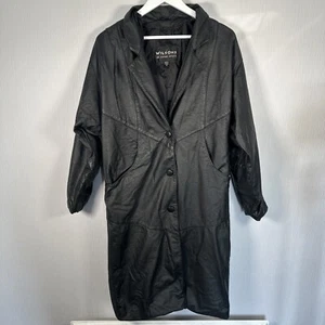 Gabardina larga negra Wilsons The Leather Experts PS Petite Small Matrix *LEER* - Imagen 1 de 16