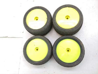 4x Jconcepts Ellipse 3198 1/10 4x4 Buggy Wheeler Tires on 12mm Hex TLR Wheels - Image 1 of 4