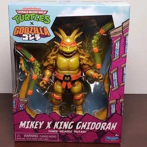 Figura Tortugas Ninja Mutantes Playmates TMNT X Godzilla Mikey X King Ghidorah - Imagen 1 de 10