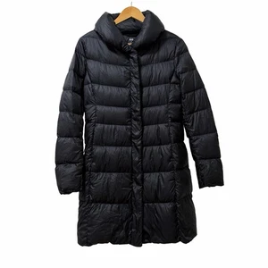 Uniqlo Giubbotto donna scialle collo lungo piumino imbottito taglia M leggero confezionabile - Foto 1 di 9