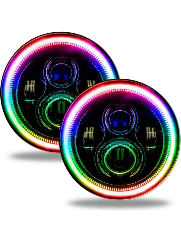 Oracle Lighting Headlight Colorshift Halo LED Ring Plastic Black (5769-332) - Image 1 of 4