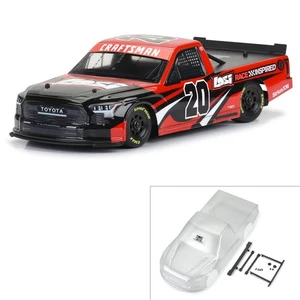 PRO365500 PRE-CUT 2024 TOYOTA TUNDRA NASCAR TRUCK SERIES CLEAR BODY FOR LOSI - Picture 1 of 8