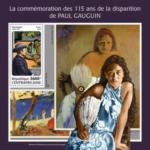 Central Africa - 2018 Paul Gauguin - Stamp Souvenir Sheet - CA18211b - Picture 1 of 1