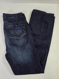 DKNY Broadway Men's Dark Wash Low-Rise Straight Leg Jeans Size 30 x 32 - Picture 1 of 4