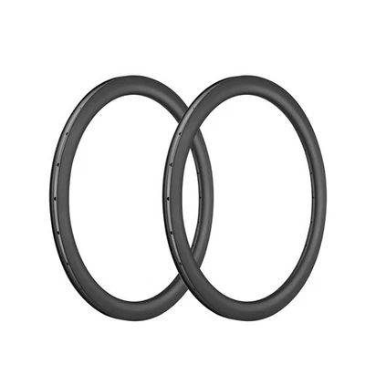 Carbon Road Bicycle Wheels Disc Brake Rim Depth 30-50mm Tubeless 24H Bike Rim - Image 1 of 4