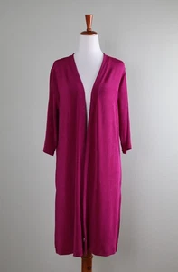 CHICO'S Travelers NWT $99 Side Slit Cardi Jacket Top Size 1 US 8 / 10 / Medium - Picture 1 of 6