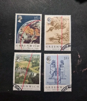 1984 The 100th Anniversary of the Greenwich Meridian, Used  - Image 1 of 2