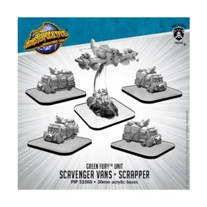 Privateer Pre Monsterpocalyp Scavenger Vans and Scrapper Green Fury U Pack New - Picture 1 of 1