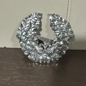 Vintage-Sylvia Dahl Designer Clip Schmetterling Brosche Antik Silberfarben - Bild 1 von 5