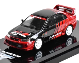 EY HobbyJapan 1:64 Advan Lancer Evolution EVO 6 Sport Model Diecast Display Car - Picture 1 of 2