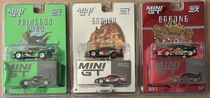 Mini GT Mizu Diecast Nissan Set Of 3 Silvia & GT-Rs Princess Roro Garuda Barong - Picture 1 of 5