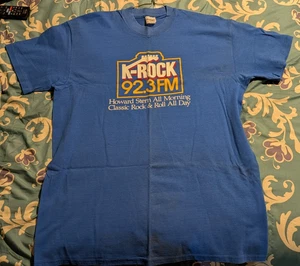 Vintage 1990's K-Rock 92.3 T-Shirt XL Howard Stern in The Morning, R&R All. Tag - Bild 1 von 7