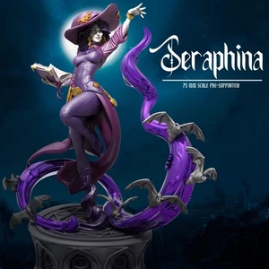 Seraphina Magic Witch Warlock | DISPLAY SCALE | D&D TTRPG Fantasy Miniature | Du - Picture 1 of 3