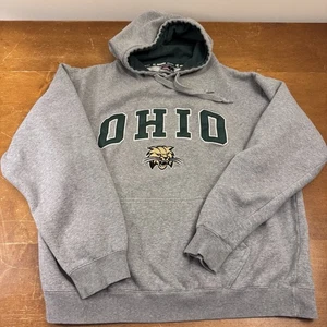 Ohio Bobcats Hoodie Herren Extra Large Grau Langarm Pullover Fleece - Bild 1 von 9