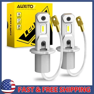 AUXITO H3 LED Fog Bulb Light Conversion Kit Super Bright White DRL Lamp 6500K GK - Picture 1 of 13