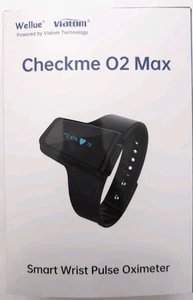 VIATOM Oxiband Checkme 02 Max Blood Oxygen Saturation Monitor 72 Hrs Battery - Picture 1 of 11