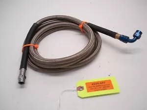 NASCAR BMRS -6an STAINLESS BRAIDED FUEL LINE / RETURN HOSE 110.5" LONG 9'-2.5" 7 - Picture 1 of 5