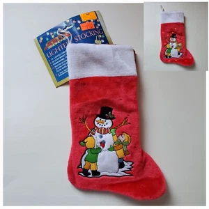 Vintage Toys R US Frosty The Snowman Christmas Stocking 1999 Lighted * See Video - Picture 1 of 18