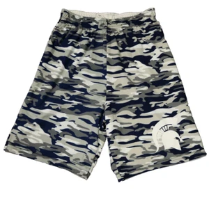 Pantalones Cortos Atléticos Jóvenes Michigan State University Spartans Reversibles Camuflados/Blancos L - Imagen 1 de 15