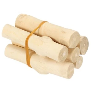 6 Pcs 10cm Wood Log Sticks Natural Wood Craft Sticks Dried Wood Sticks Wooden... - Picture 1 of 6