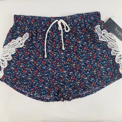 Mujeres Estampado Floral Verano Playa Caliente Pantalones Cortos Informales Cintura Elástica Pantalones Talla M Foto 1 de 4