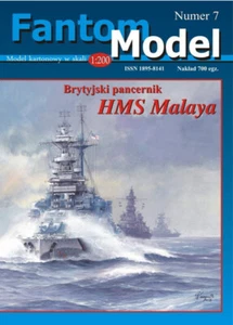 FM-07 HMS 'MALAYA 43' battleship - 1/200 paper model - Picture 1 of 1