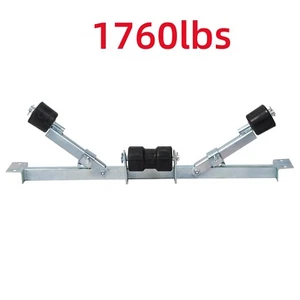 1760 lbs Boat Trailer Bottom Support Bracket with Keel Rollers Adjustable Steel - Picture 1 of 8