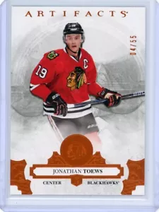 2017 UD Artifacts Hockey /55 JONATHAN TOEWS No. 45! - Foto 1 di 2