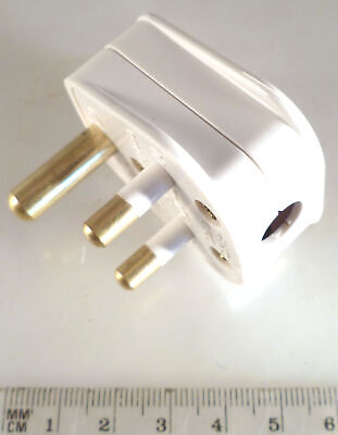 Click UK Mains Round 3 Pin Plug 250V 5A Rated BS546/A OM1054 • 6£