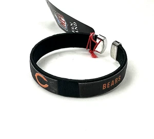 Chicago Bears Fan Band Bracelet Nylon String Cuff Wristband NFL Football - Picture 1 of 2