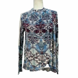 Top Free People Snow Combo Nuevo Encaje Tulipán Dobladillo Alto Bajo Bohemio Talla Mediana - Imagen 1 de 11